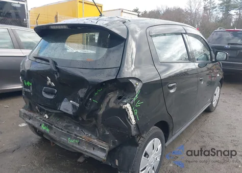 2015 Mitsubishi Mirage De/Rf from USA, damaged, VIN ML32A3HJ9FH008440